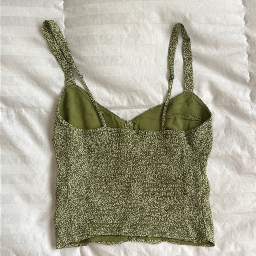 Abercrombie & Fitch Green Floral Camisole - Picture 3 of 3